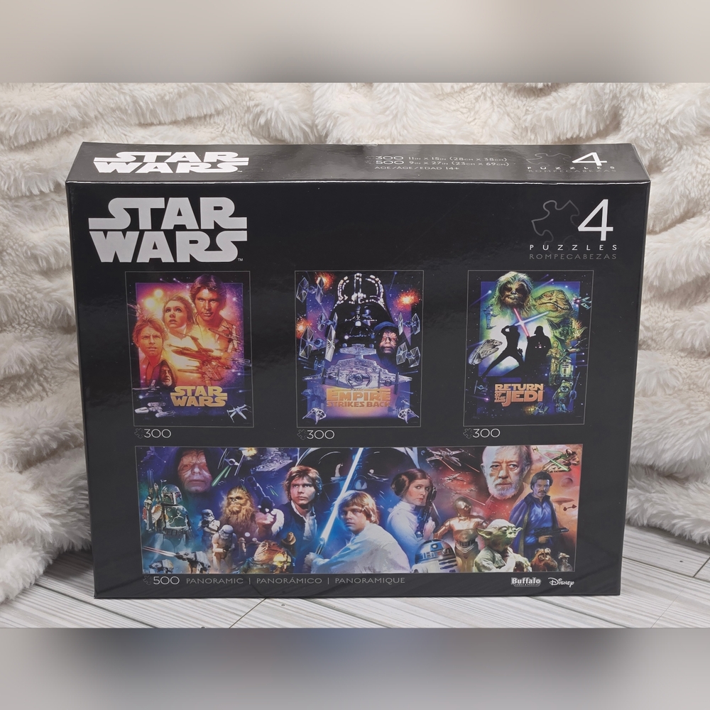 Buffalo Games Star Wars Collector's Edition 4-in-1 Jigsaw Puzzle Multipack